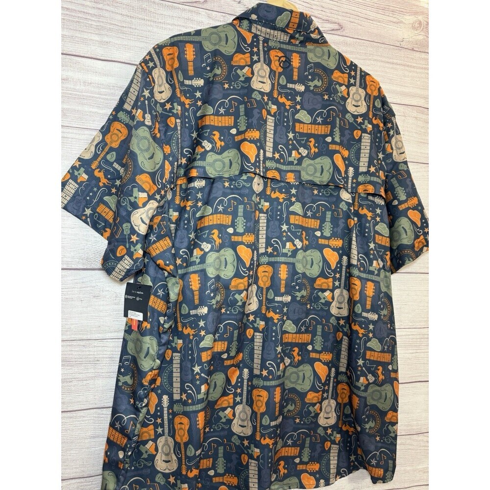 MAGELLAN Fishing Shirt Sz 2XL Academy GREEN - Picture 5 of 13
